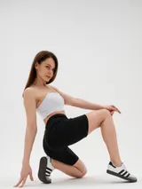 Велосипедки женские из бифлекса чёрные — фото 5