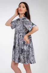 Платье женское из кулирки Бохо кобра — фото 3