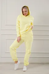 Костюм женский из футера петля Уют желтый — фото 5