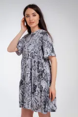 Платье женское из кулирки Бохо кобра — фото 5