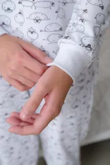 Пижама подростковая из кулирки пенье на манжетах Дрёма овечки — фото 4