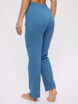 Пижама женская из кулирки Today синий — фото 2
