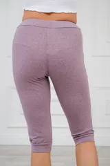 Бермуды женские из кулирки розовая платина — фото 4