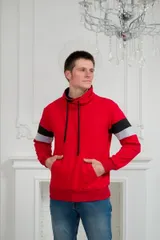 Толстовка мужская из футера Оскар красный — фото 1