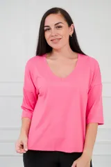 Футболка женская из вискозы Марина розовый — фото 5
