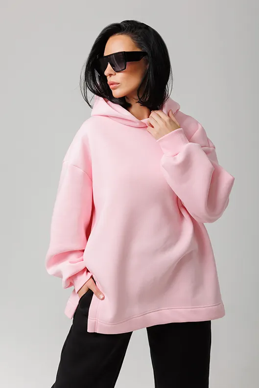 Худи женское oversize с разрезом