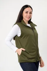 Жилет женский из флиса Хаки — фото 4