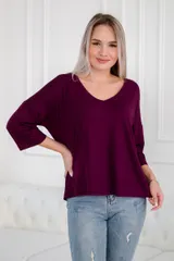 Футболка женская из вискозы Марина спелая слива — фото 5
