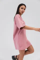 Платье oversize с печатью — фото 3