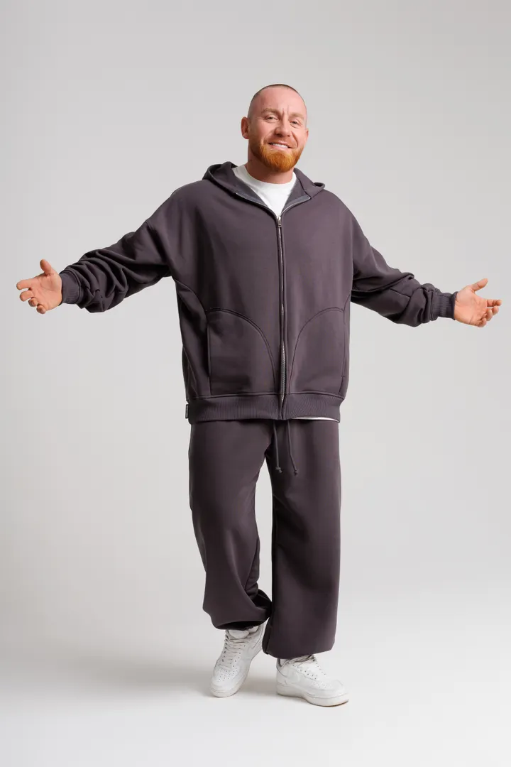 Мужской zip-up утепленный