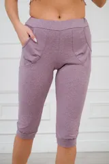 Бермуды женские из кулирки розовая платина — фото 2