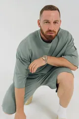 Костюм мужской: футболка + шорты — фото 3